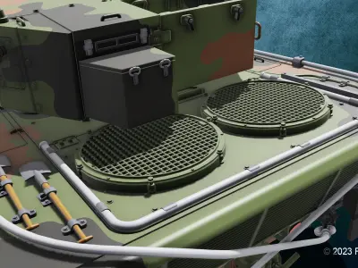 Leopard 2 A4 3D print model