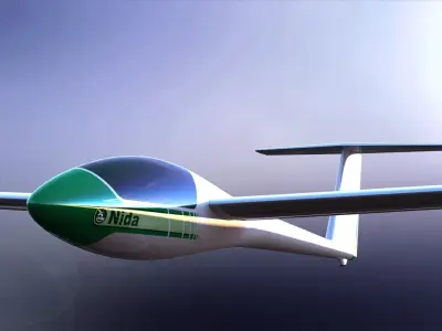 Glider LAK 11 Nida Free 3D model