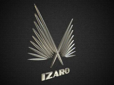 izaro logo 3D model