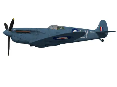 Supermarine Spitfire Mk-Ic PR 3D model