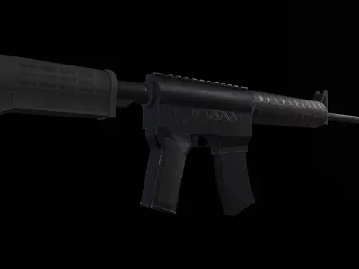 Low poly weapon Low-poly 3D model