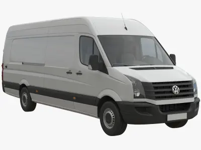 VW Crafter 2011 Panel Van L4H2 3D model