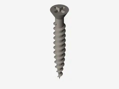 Screw Free 3D model