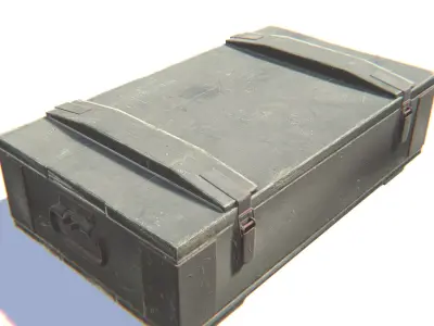 Ammo Box Low-poly 3D model purchase