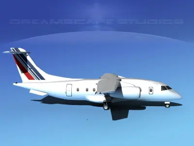 Dornier 328Jet Alitalia 3D model