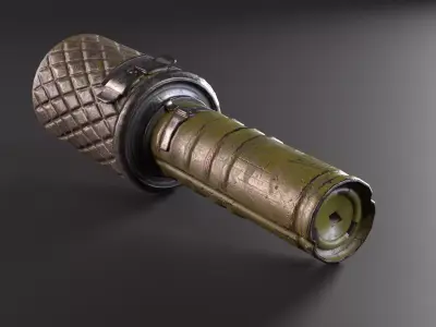 WWII RGD-33 grenade Low-poly 3D model