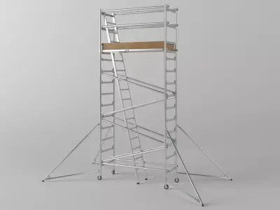 scaffold towers set 1 3D model