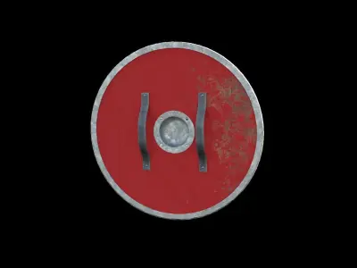 Shield 4 Low-poly 3D model