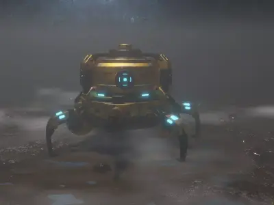 Spider robot - The Kraber 3D model