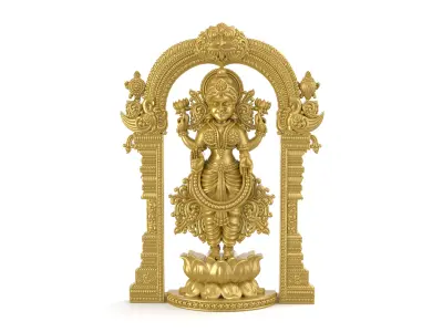 Lakshmi-Mata 3D-Print-Model No4 3D print model