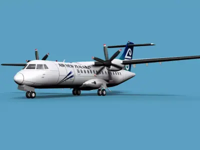 ATR  ATR-42-500 Air New Zealand 3D model