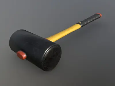 Hammer - Modern Low-poly 3D model