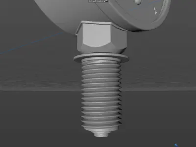 Pressure measuring instrument  3D model