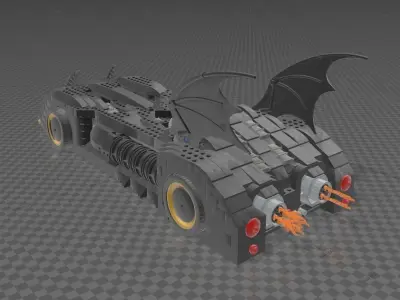 LEGO UCS BATMOBILE 7784 3D print model