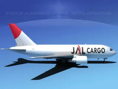 Boeing 767-100 JAL CARGO 3D model