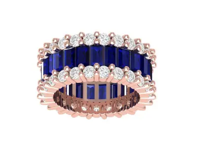Wedding Ring  3D print model 175