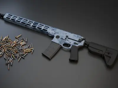 MK 116 Rifle 3D model