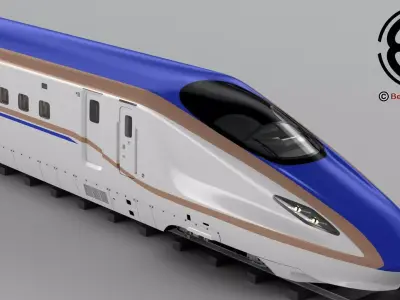 Shinkansen E7 3D model