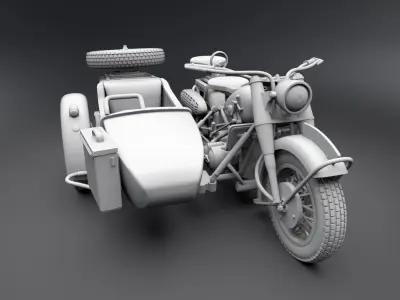 R75 1942 Scale model 3D print model