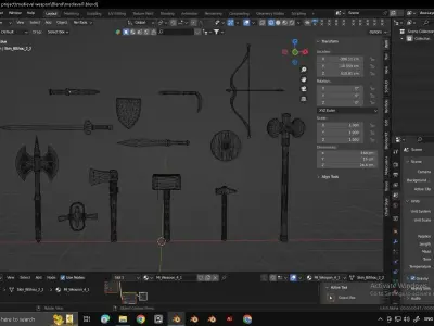 Medieval Weapon Pack 3D model