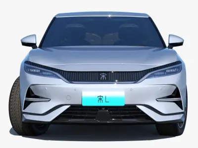 2024 BYD SongL EV AWD Low-poly 3D model