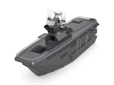 Assault Ship 3D model