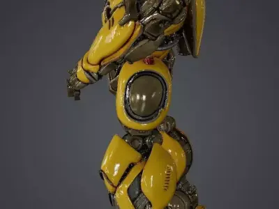 Stylized Transformers Bumblebee Model 3D print model 3D print model