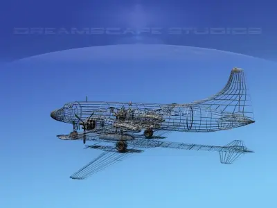 Convair VC-131 US Navy V03 3D model