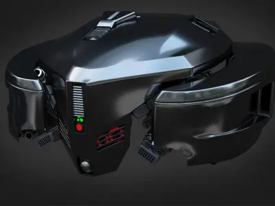 drone spaceship 3D model
