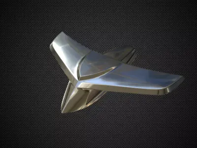 peterbilt logo 3D model by 3dlogoman