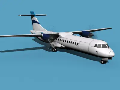 ATR  ATR-72-600 Aer Arran 3D model