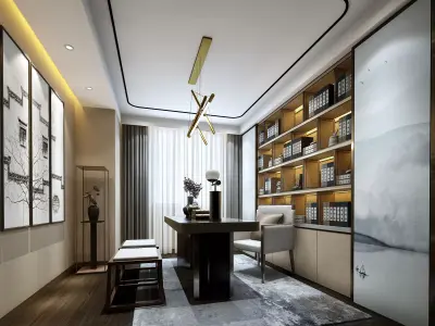 office room 3D model order