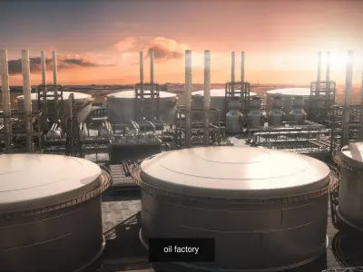 Four Factory 3D Model Pack purchase