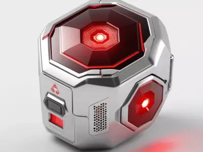 SciFi Drone Core AI Unit 3D model