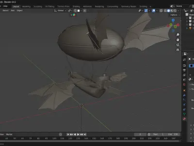 Air Ship 3D model