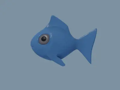 Toon Fish 3D model