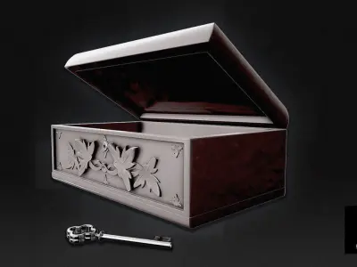 Jewelry Box 3D Model 3D model