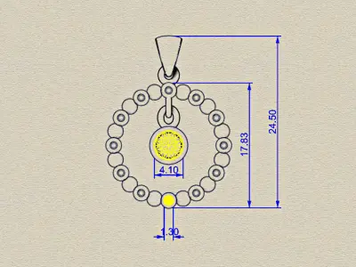Ciro pendant 3D model