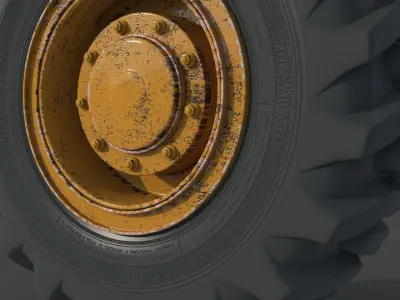 Big wheel  1 3D model
