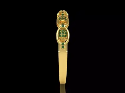 Art Deco Bracelet 36 3D print model