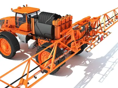 Self Propelled Crop Sprayer 3D model