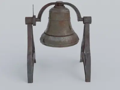 Old Bell Low-poly 3D model