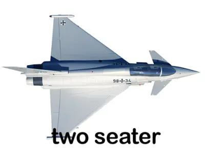 Eurofighter Typhoon 3D model shop