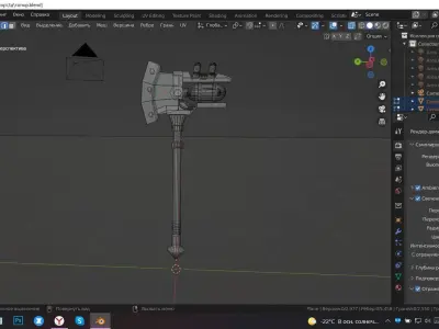 Sai fai axe 3D model