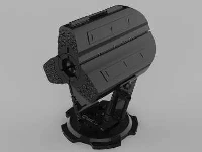 Mech device laser  3D model