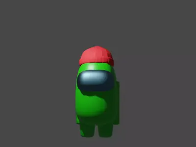 Among  us character   Low-poly 3D model