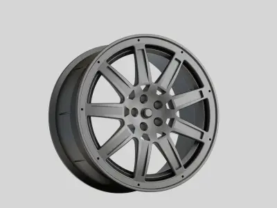 rims A style garage auto tuning  3D model