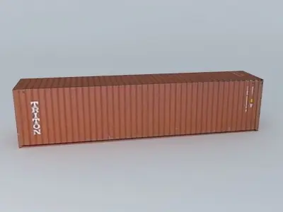 Triton Container 40 Free 3D model