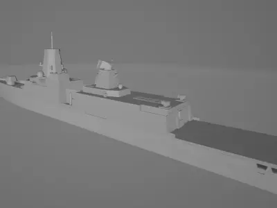 Cruiser Independence Class 3d printing 1-700 scale 3D print model
