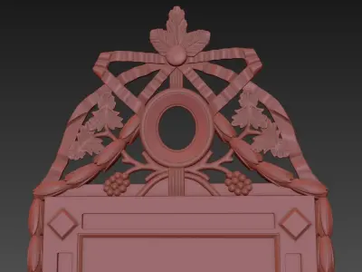 Louis XVI Mirror 3D model